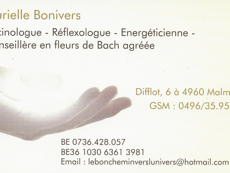 Murielle Bonivers - Réflexologue à Malmedy - Réflexologue - Beauté & Bien-être | Boncado - photo 2