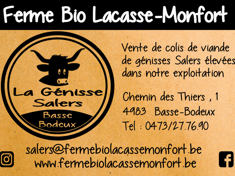 Ferme bio lacasse monfort à Basse-Bodeux - Boucherie – charcuterie - Magasin à la ferme | Boncado - photo 2